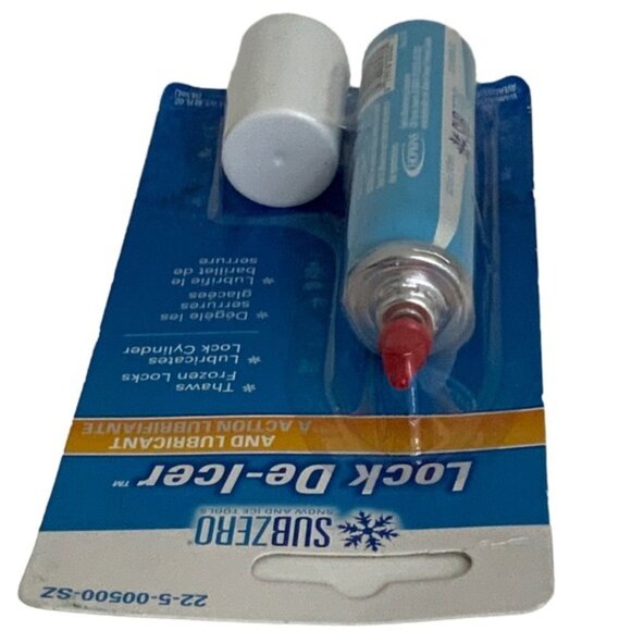 Subzero Lock De-icer Thaws Frozen Locks Cars Auto Trucks Large 0.62 Oz. Aerosol - Picture 4 of 12